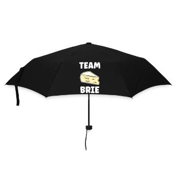 Humour fromage brie - Parapluie standard - noir - Devant