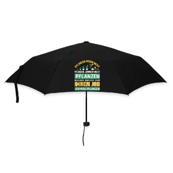 Garden Gardener Gardening Gardening Gardening Gardening - Umbrella (small) - black - Front