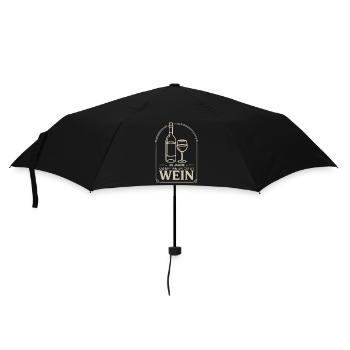 30 Jahre gereift wie ein guter Wein - Regenschirm (klein) - Schwarz - Vorne
