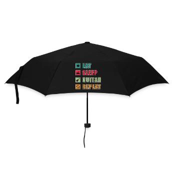 Eat Sleep Guitar Repeat - Parapluie standard - noir - Devant