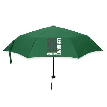 1. Staatsexamen Lehramt 2026 - Regenschirm (klein) - Flaschengrün - Vorne