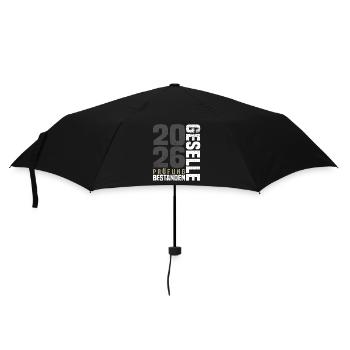 Journeyman graduation 2026 - Umbrella (small) - black - Front