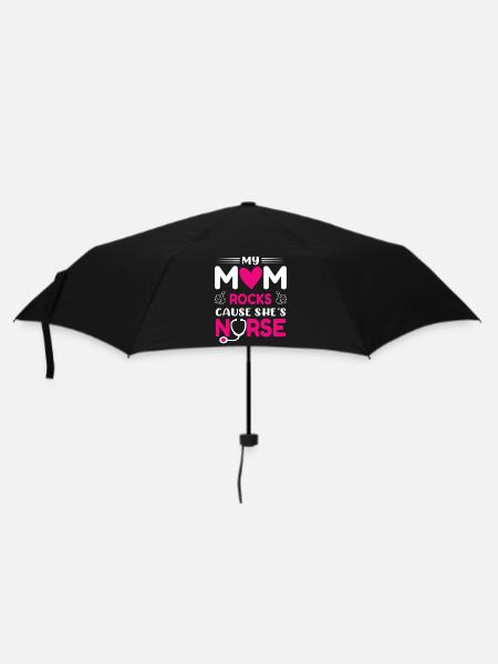 Krankenschwester Mutter - Regenschirm (klein) - Schwarz