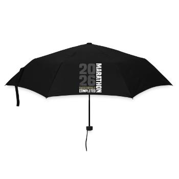 Marathon 2026 - Regenschirm (klein) - Schwarz - Vorne