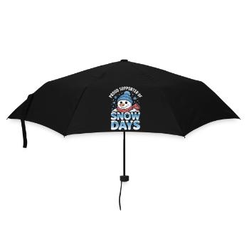 Snow Days Snowman Pride Tee - Regenschirm (klein) - Schwarz - Vorne