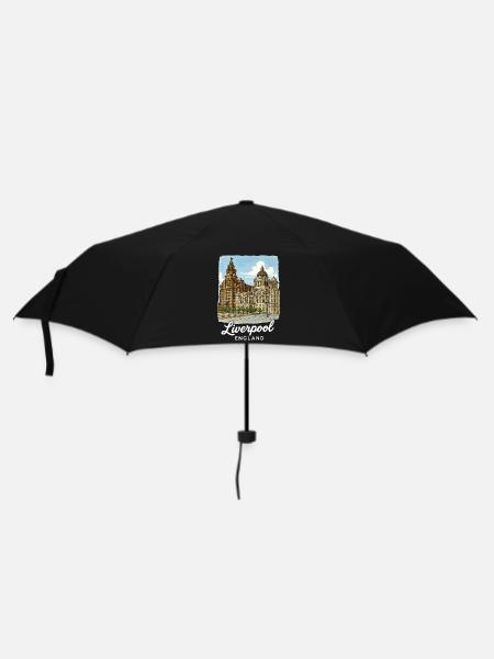 Liverpool England - Regenschirm (klein) - Schwarz