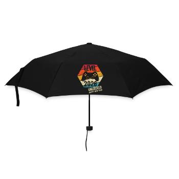 Happy New Year | Level 2026 unlocked | Gamer - Umbrella (small) - black - Front