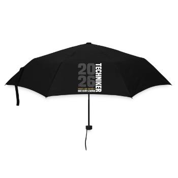 State-certified technician - Umbrella (small) - black - Front