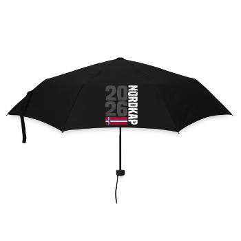 Norvège Cap-Nord 2026 - Parapluie standard - noir - Devant
