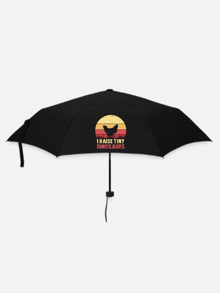 Ich züchte winzige Dinosaurier - Regenschirm (klein) - Schwarz