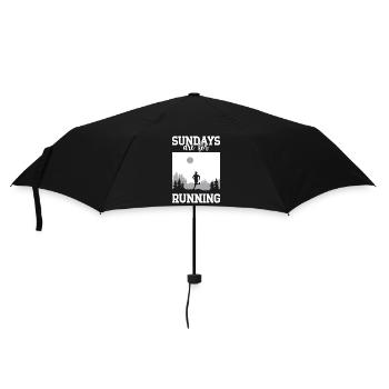 Marathon Runner Sundays Are For Running Gift - Umbrella (small) - black - Front