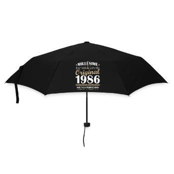 Millésime 1986 Original Cadeau Anniversaire 40 ans - Parapluie standard - noir - Devant
