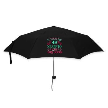 It took 49 years to look so good - Umbrella (small) - black - Front