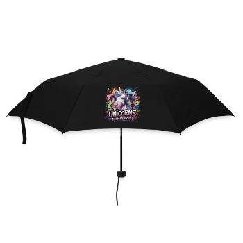Licornes Rock My World Motif Imaginatif - Parapluie standard - noir - Devant
