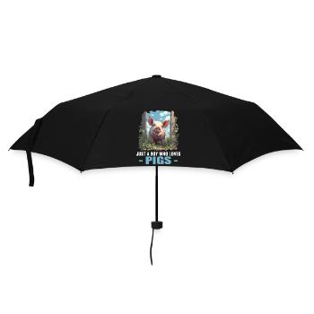 Pig Pig - Umbrella (small) - black - Front