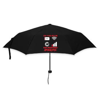 Computer DIE VIER REITER DER MODERNEN APOKALYPSE - Regenschirm (klein) - Schwarz - Vorne