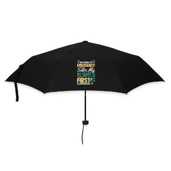 Garten- Und Pflanzenliebhaber Geschenke - Regenschirm (klein) - Schwarz - Vorne