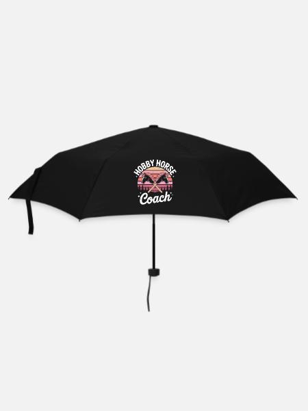 Hobby Horsing - Regenschirm (klein) - Schwarz