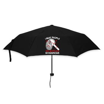 Forensic Analyst Beat People With Evidences Squad - Umbrella (small) - black - Front
