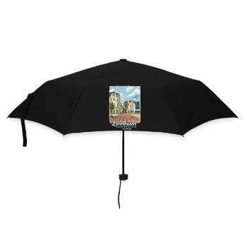 Leverkusen - Regenschirm (klein) - Schwarz - Vorne