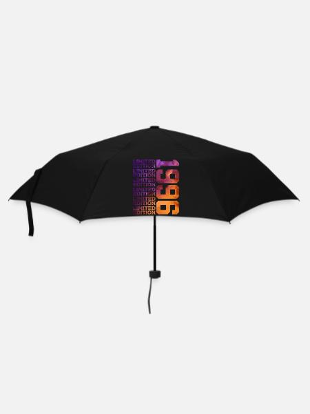 30 Jahre LIMITED EDITION 1996 30. Geburtstag - Regenschirm (klein) - Schwarz