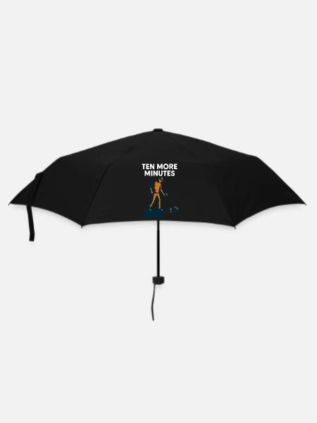 Zehn weitere Minuten Metallerkennungsspaß - Regenschirm (klein) - Schwarz