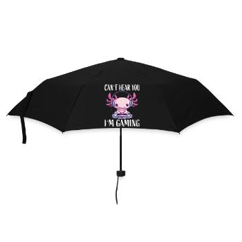 Can't Hear You Ich Bin Gaming - Regenschirm (klein) - Schwarz - Vorne