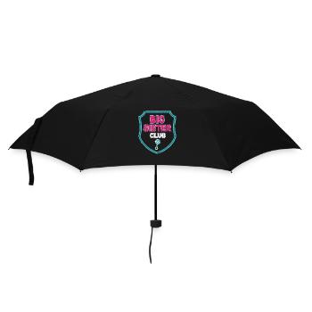 Großes Schwester Club Schild - Regenschirm (klein) - Schwarz - Vorne
