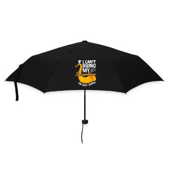 Membre de l’orchestre du saxophoniste drôle - Parapluie standard - noir - Devant