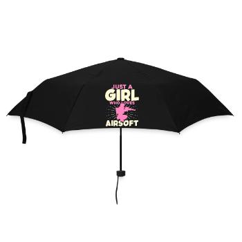 Just a Girl Who Loves Airsoft - Umbrella (small) - black - Front