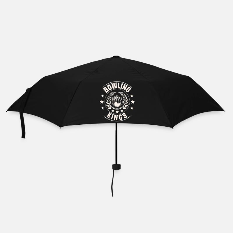 Bowling - Regenschirm (klein) - Schwarz