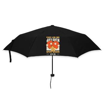 Tenues de tennis de table Cadeaux pour joueurs de tennis de table - Parapluie standard - noir - Devant