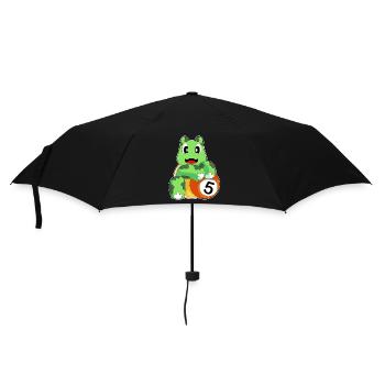 Schildkröte Billiard Queue Sport - Regenschirm (klein) - Schwarz - Vorne