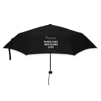 Nachtschichtrampe Des Bodenpersonals Am - Regenschirm (klein) - Schwarz - Vorne
