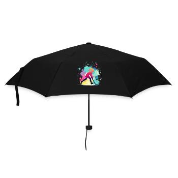 Hockey sur gazon, joueur de hockey sur gazon, hockey - Parapluie standard - noir - Devant