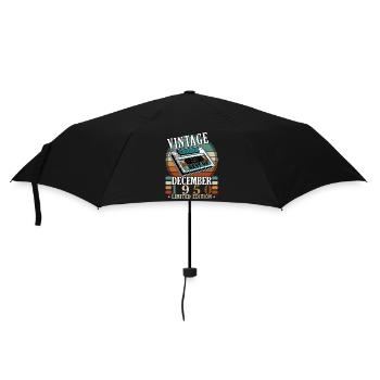 Vintage 1950 Limited Edition - Regenschirm (klein) - Schwarz - Vorne