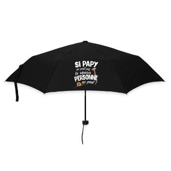 Si Papi Ne Peut Pas Le Réparer Personne Ne Peut - Parapluie standard - noir - Devant