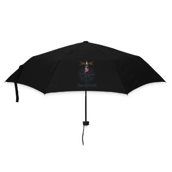 Northern Lights Lighthouse Compass North Sea Coast Baltic Sea - Umbrella (small) - black - Front
