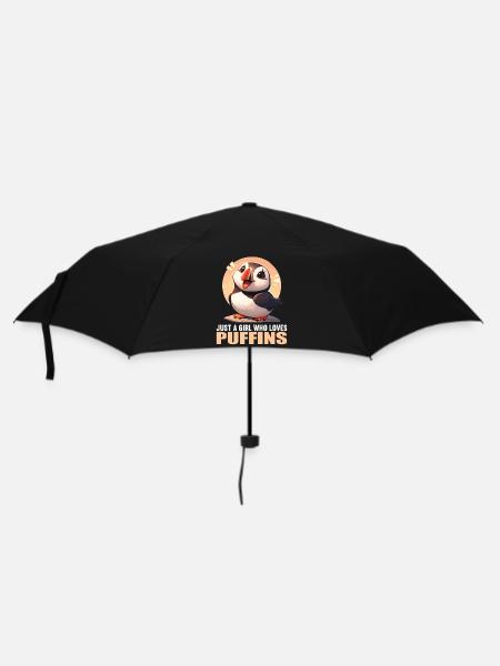 Puffin Papageientaucher - Regenschirm (klein) - Schwarz