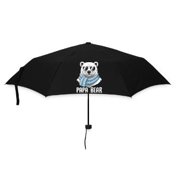 Papa Bear - Umbrella (small) - black - Front