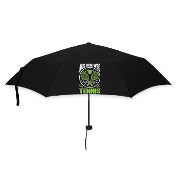 Tennisspieler Geschenke Tennis Sprüche Outfits - Regenschirm (klein) - Schwarz - Vorne