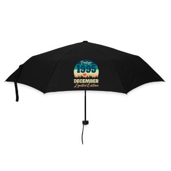 30. Geburtstag 30 Jahre Dezember 1995 Geschenkidee - Regenschirm (klein) - Schwarz - Vorne