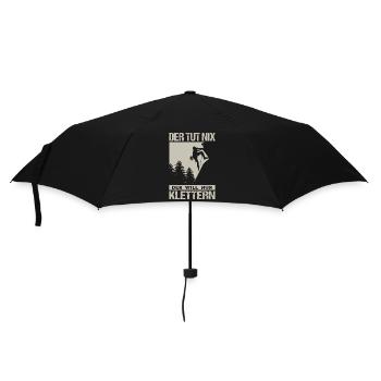 Bouldern Geschenke Klettern Kletterer Boulderer - Regenschirm (klein) - Schwarz - Vorne