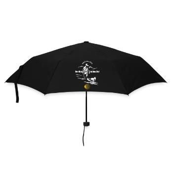 Buen Camino 2026 | The Camino de Santiago The journey is the goal - Umbrella (small) - black - Front