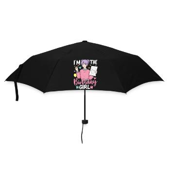 I'm The Birthday Girl - Umbrella (small) - black - Front