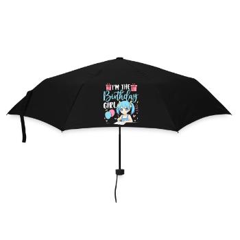 I'm The Birthday Girl - Umbrella (small) - black - Front