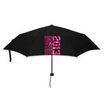 LIMITED EDITION 2013 13 JAHRE PINK 13. GEBURTSTAG - Regenschirm (klein) - Schwarz - Vorne