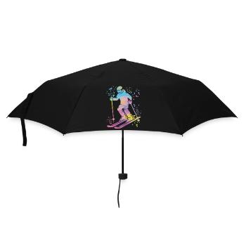 Ski alpin Sports d’hiver Ski nordique - Parapluie standard - noir - Devant