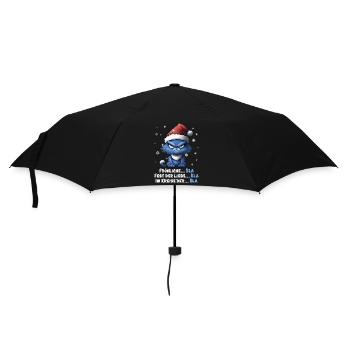 Ich hasse Weihnachten - Grummelige Blaue Katze - Parapluie standard - noir - Devant