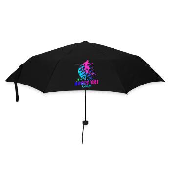 Après l’équipe de ski, sports d’hiver, vacances de ski, années 80 - Parapluie standard - noir - Devant
